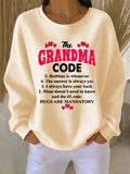 Crew Neck Letter Pattern Casual Loose T-Shirt