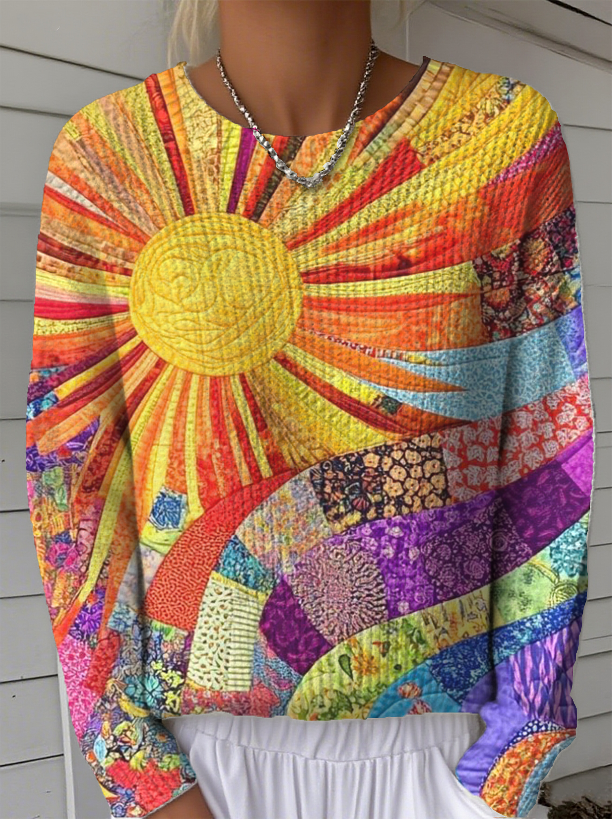 Women's Retro Art Ethnic Pattern Regular T-shirt