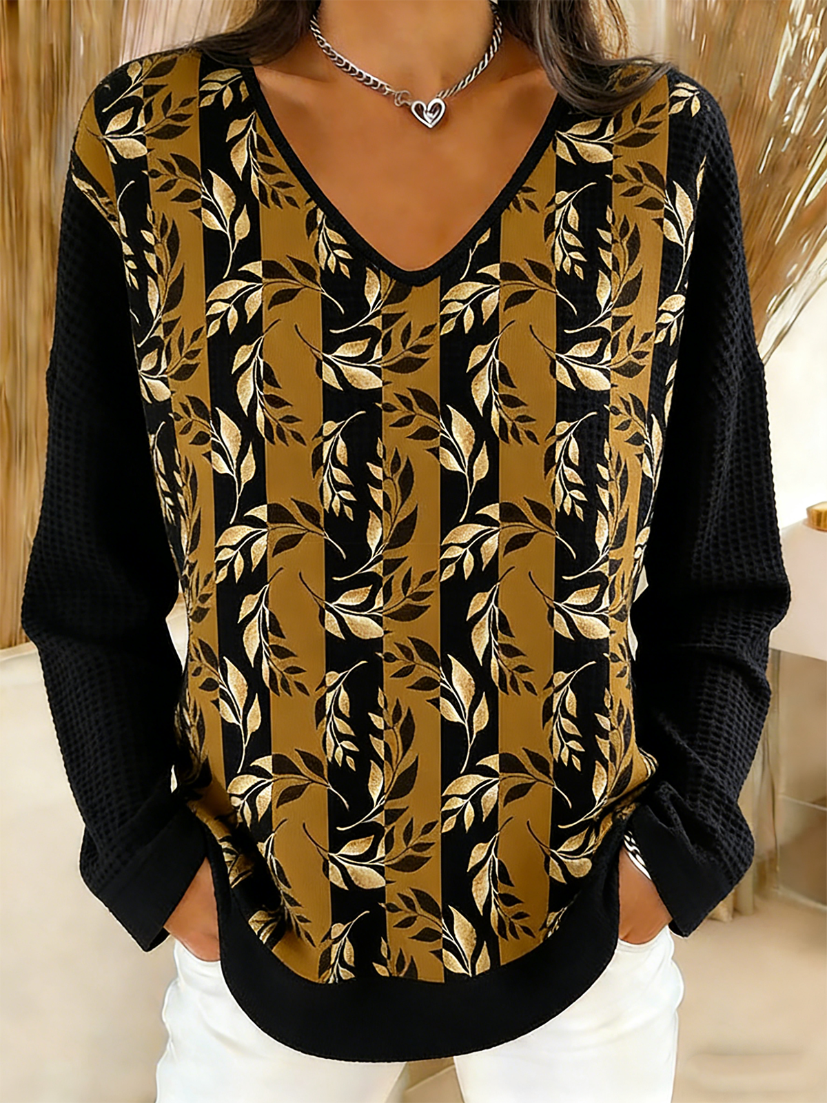 Casual Geometric Loose T-Shirt