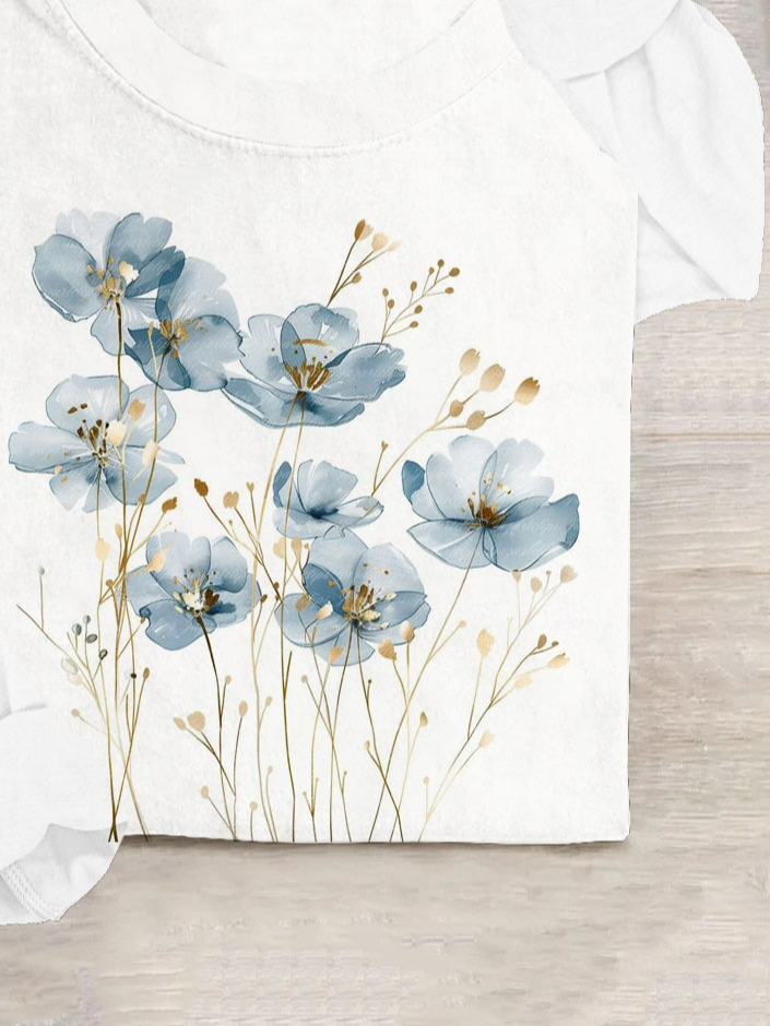 Casual Floral T-Shirt