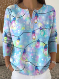 Christmas Casual Loose Crew Neck Sweater