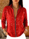 Christmas Loose Others Simple Cardigan
