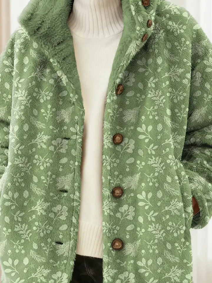 Christmas Flannel Vintage Teddy Jacket