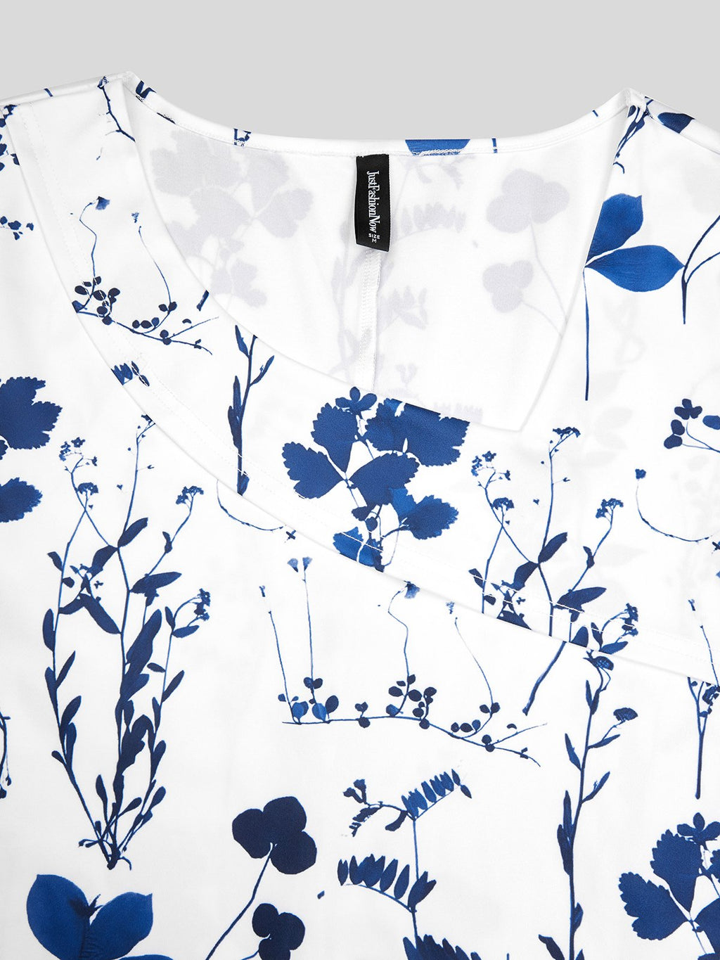 Floral Printed Loose Asymmetrical Casual Dress