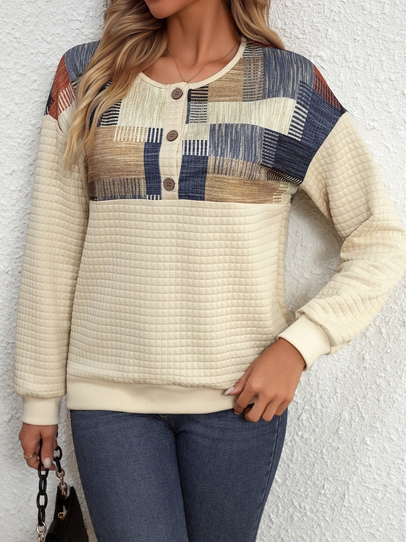 Crew Neck Lady Romance Sweatshirt