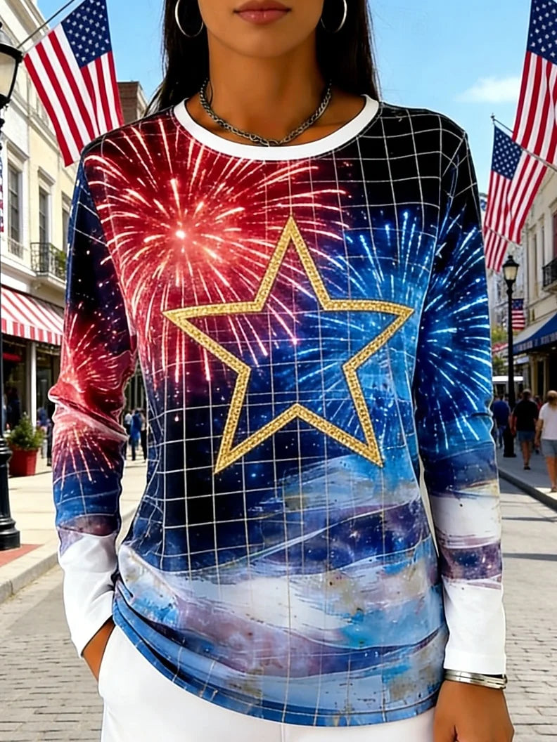 Cotton Casual Crew Neck T-Shirt