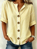 Linen Blend Casual Shirt