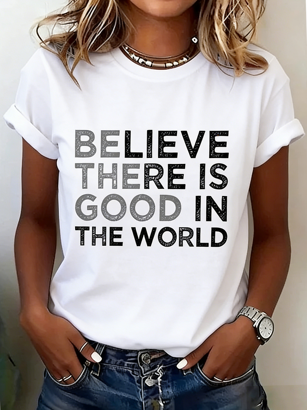 Casual Crew Neck T-Shirt