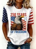 250th anniversary Casual Crew Neck T-Shirt