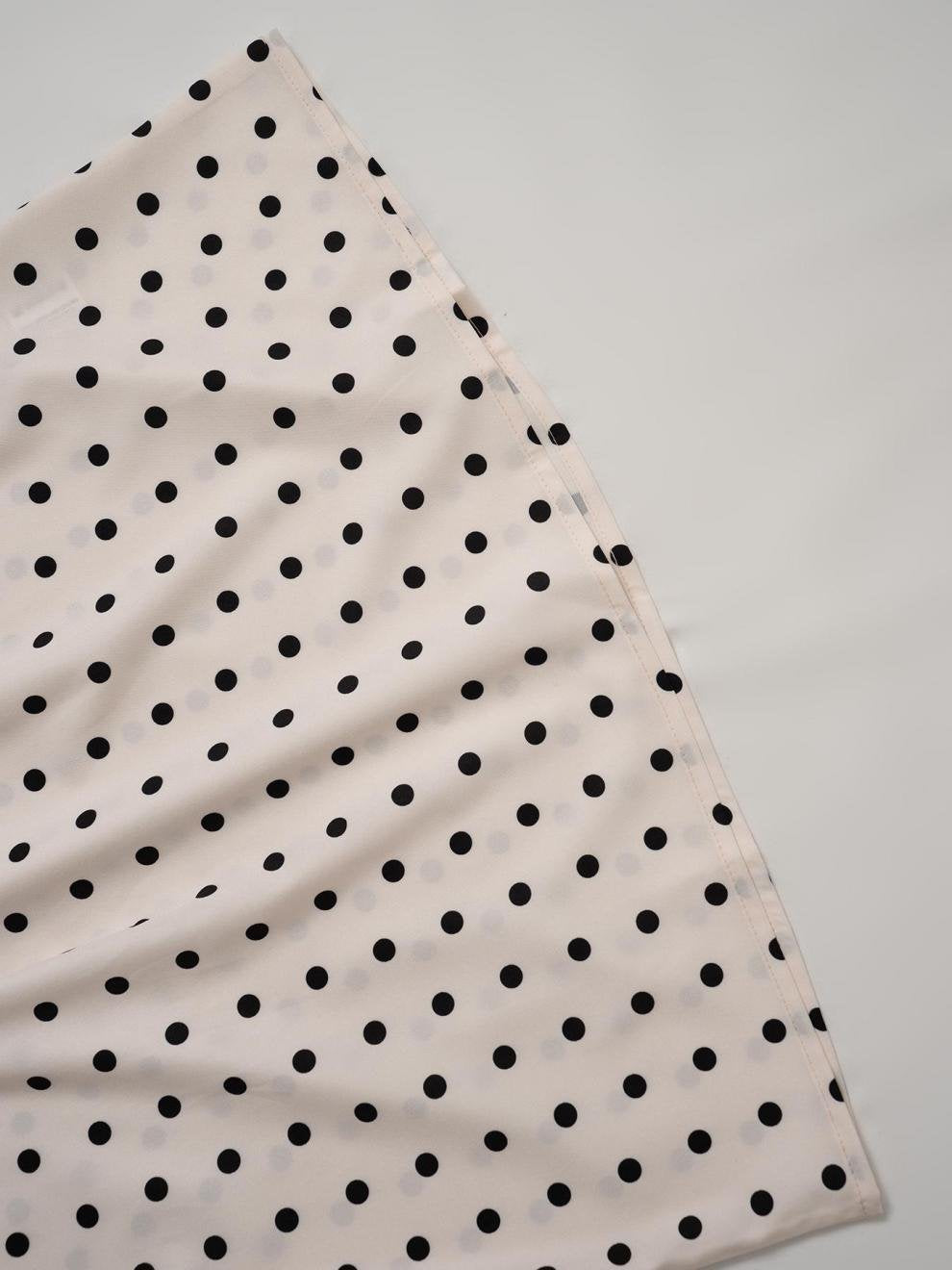 Women's Long Sleeve Shirt Spring/Fall Apricot Polka Dots Split Joint Lotus Leaf Collar Petal Sleeve Daily Going Out Casual Top