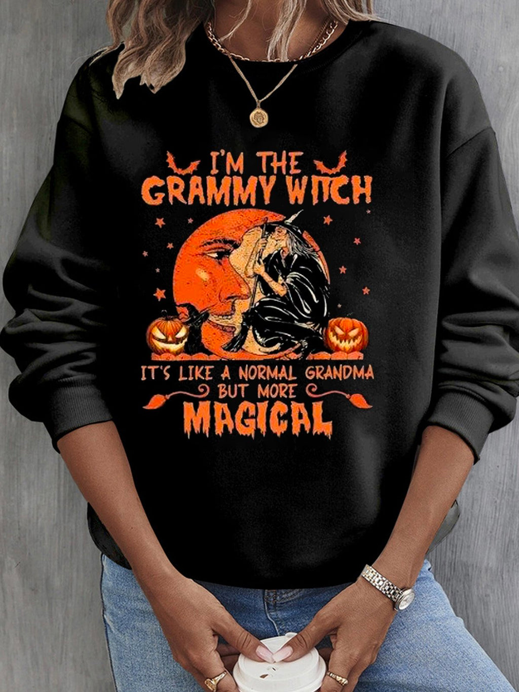 I'm The Grandma Witch Halloween Sweatshirt