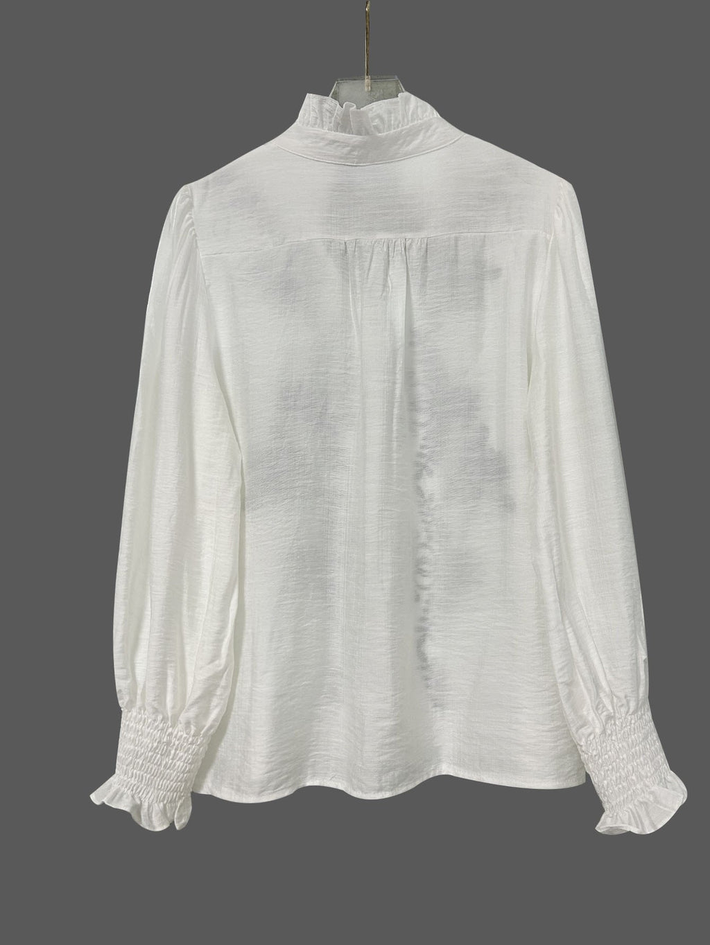 Loose Elegant Cotton-Blend Embroidery Patterns Shirt