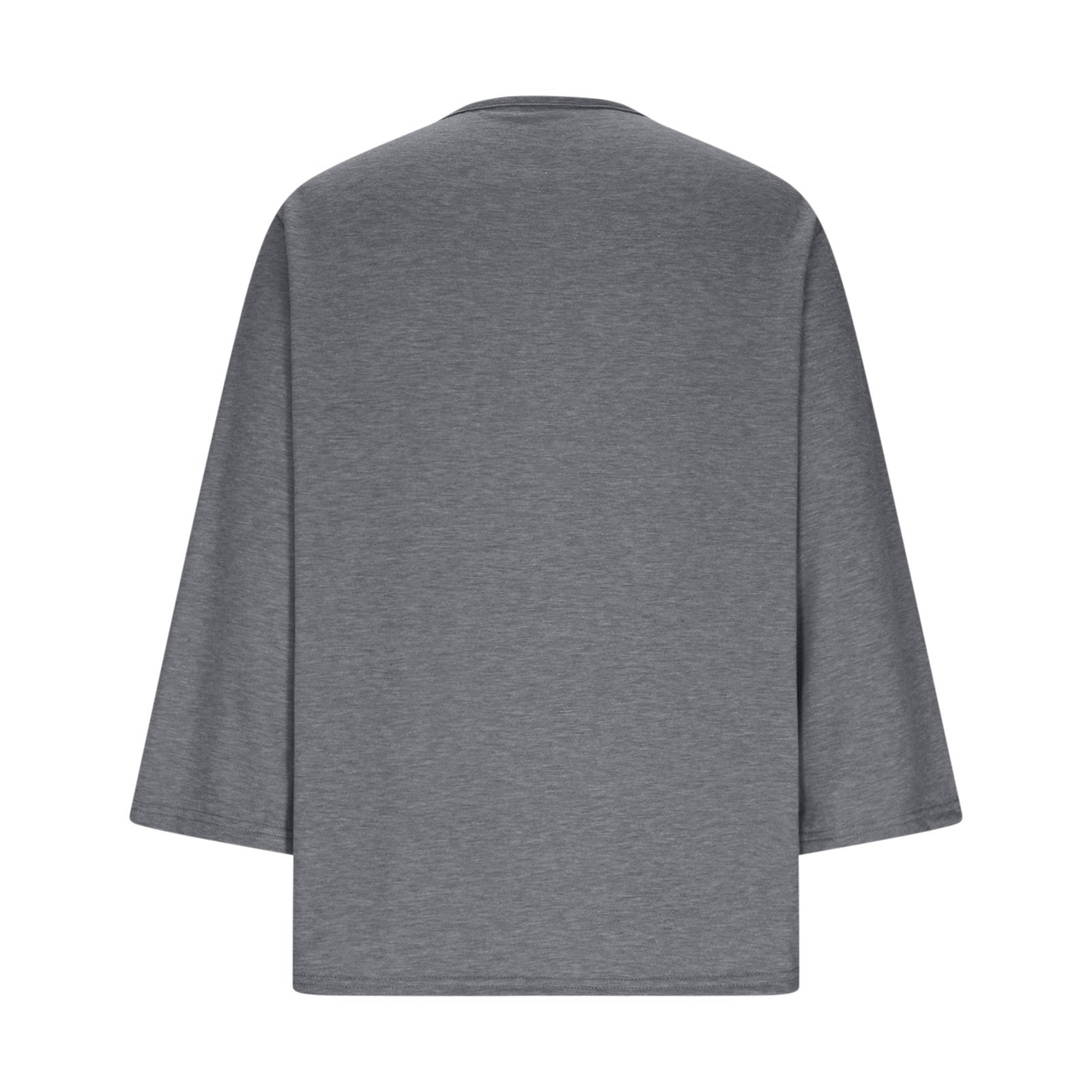 Loose Cotton-Blend Elegant Others T-Shirt