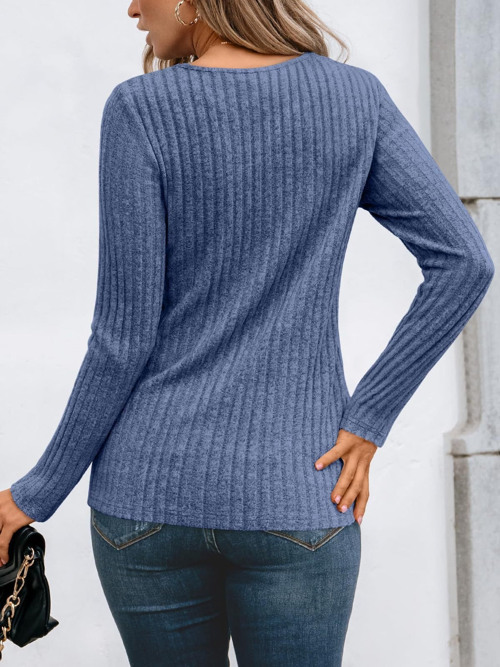 Cotton-Blend Elegant Loose T-Shirt