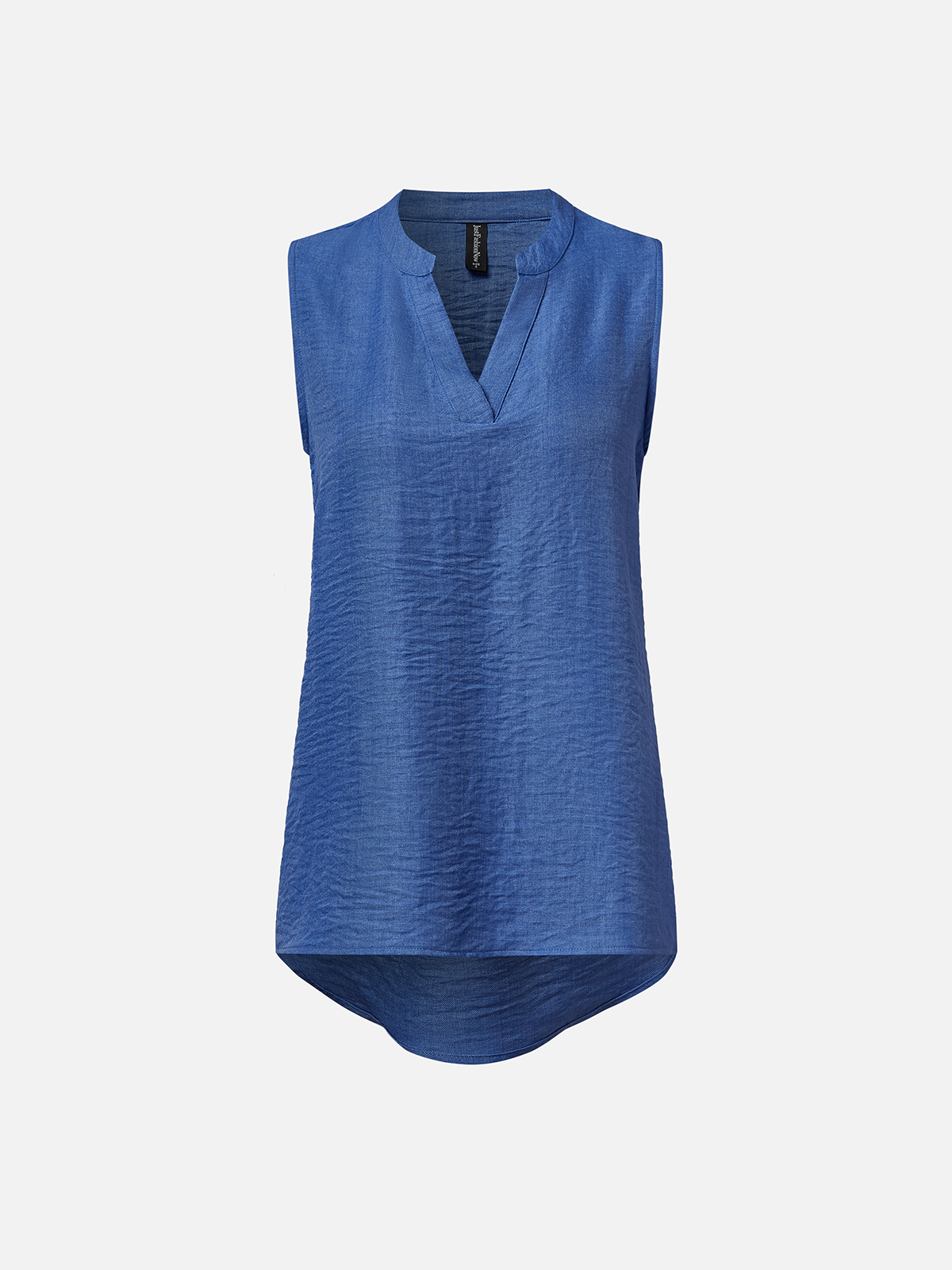 Buttoned Simple Sleeveless Regular Cotton and linen Shirts