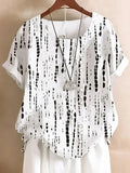 Casual Geometric Blouse