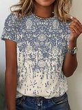 Casual Round Neck T-Shirt