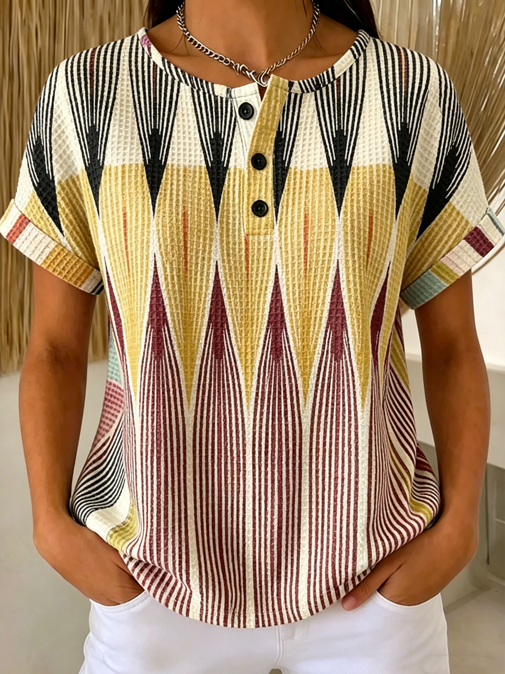 Geometric Others Vintage T-Shirt