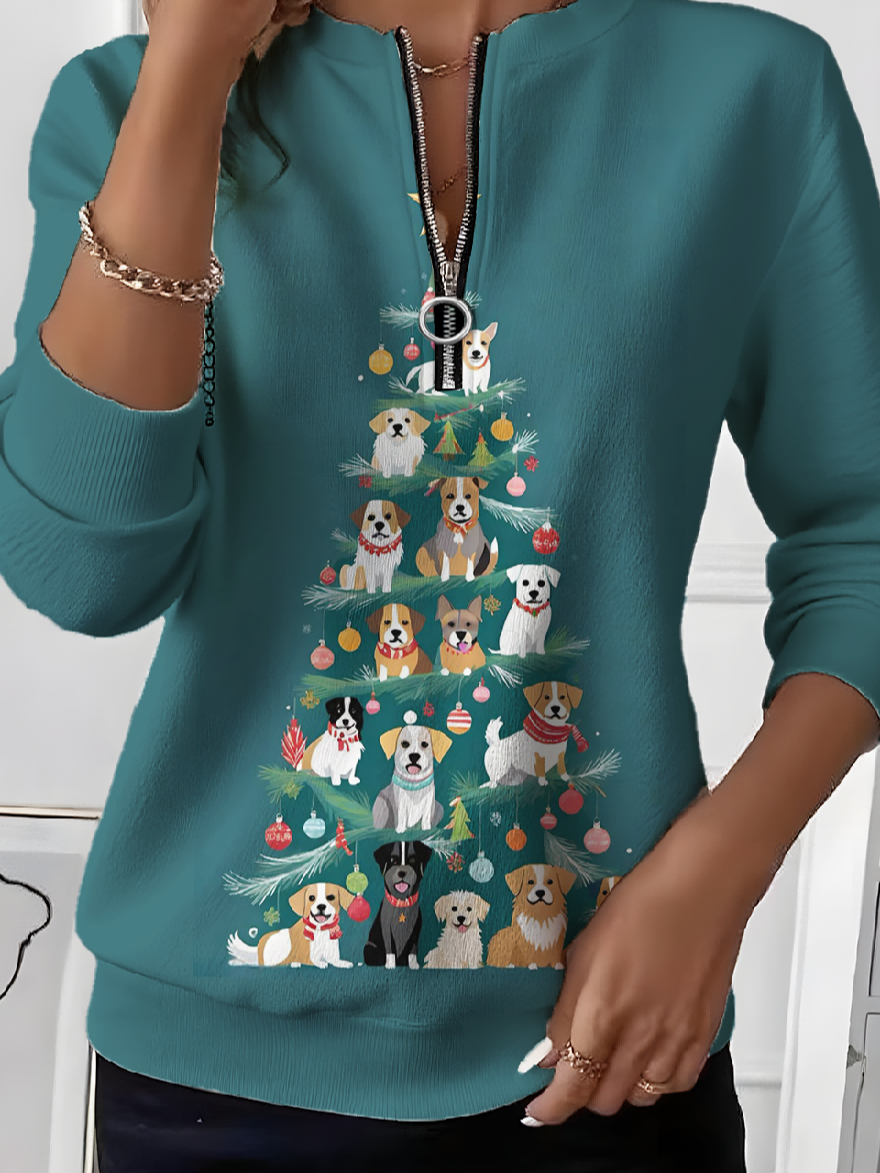 Vintage Christmas Crew Neck Sweatshirt