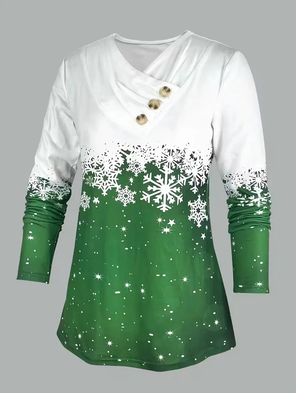 Christmas Casual Cotton Others T-Shirt