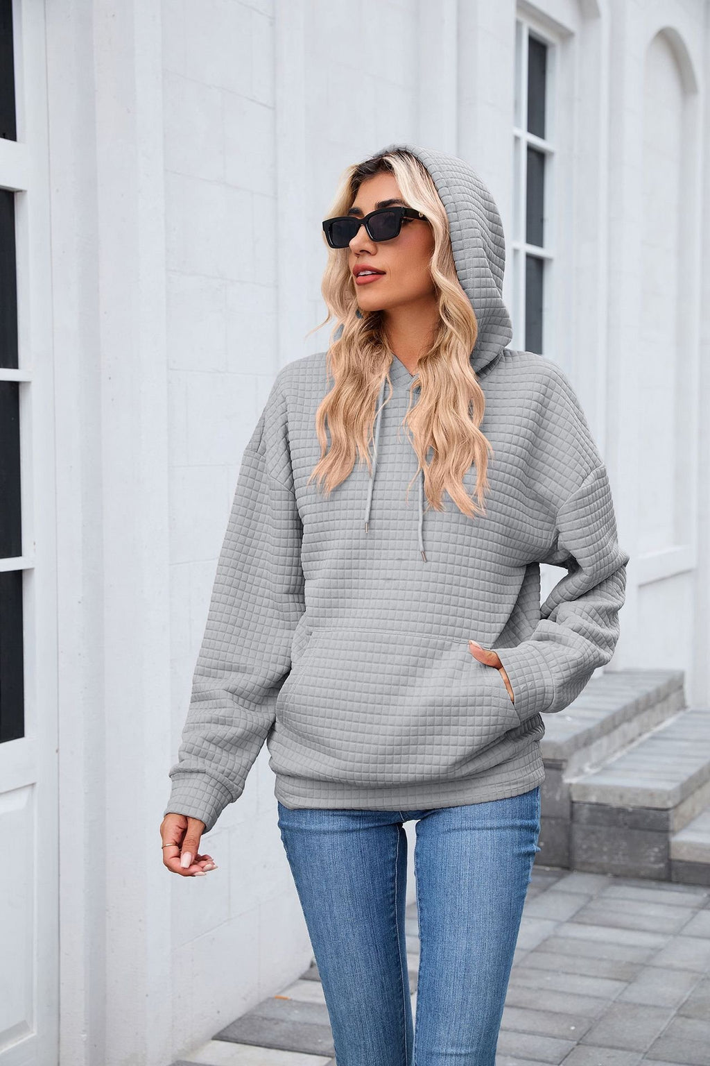 Casual Plain Hoodie