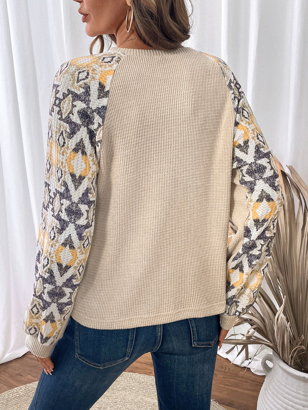 Casual Plain Sweatshirt