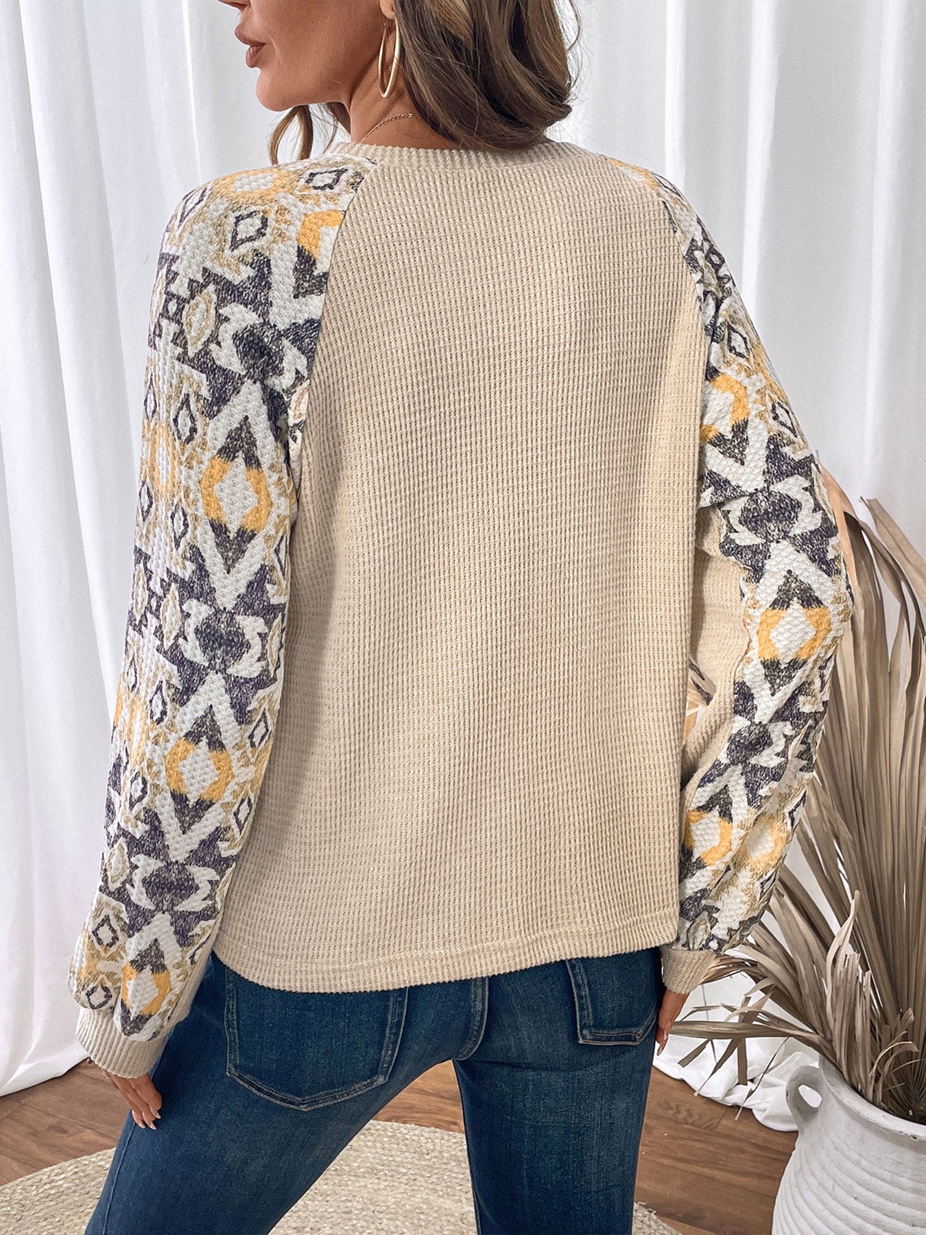 Casual Plain Sweatshirt