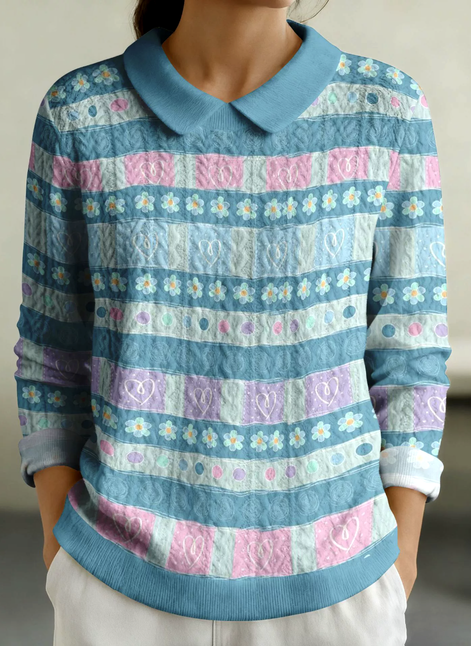 Color Block Casual Sweater