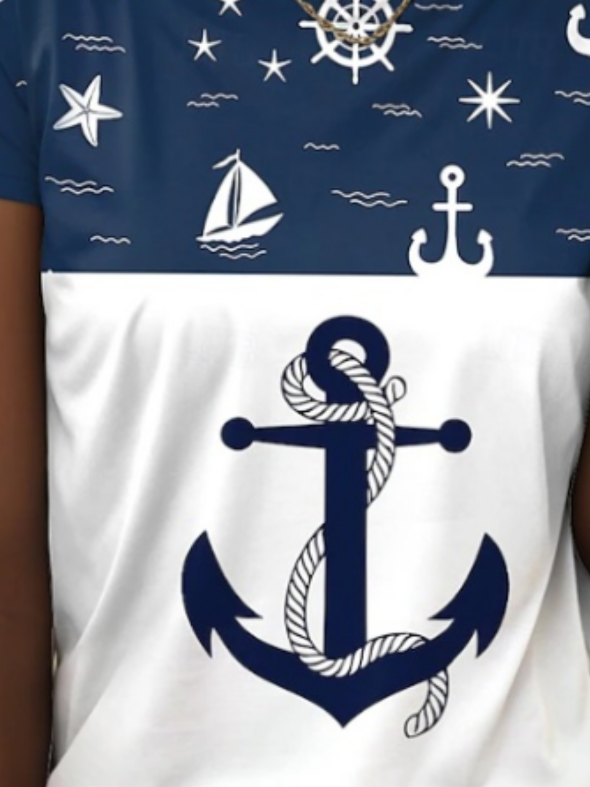 Regular Fit Casual Anchor T-Shirt