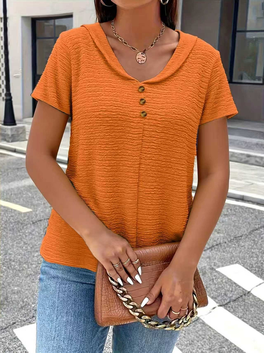 Others Loose Elegant T-Shirt