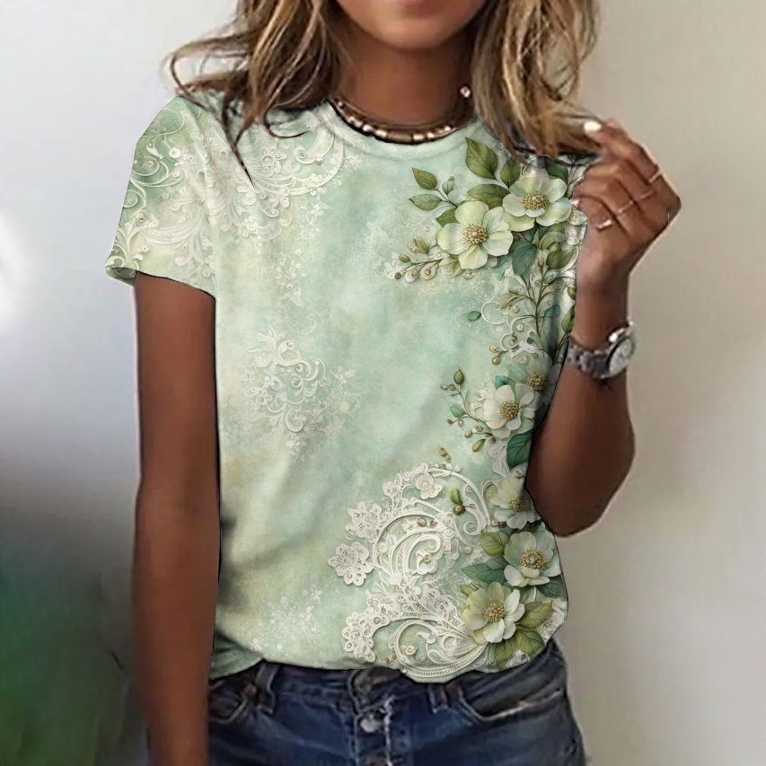 Crew Neck Casual Regular Fit T-Shirt