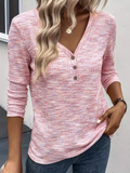 Jersey Loose Casual Blouse