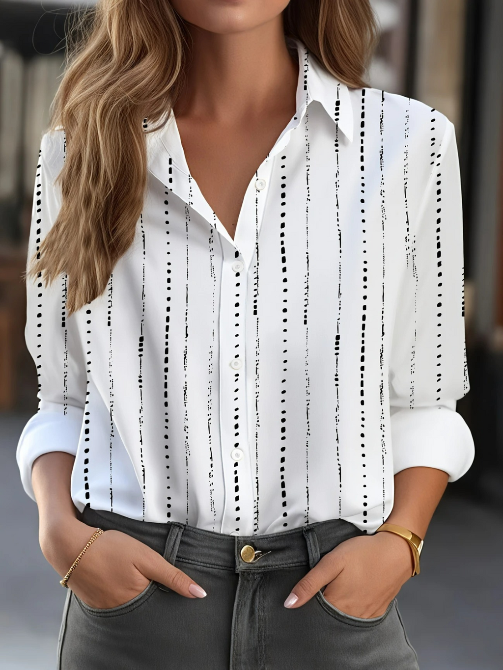 Regular Fit Casual Shirt Collar Shirt