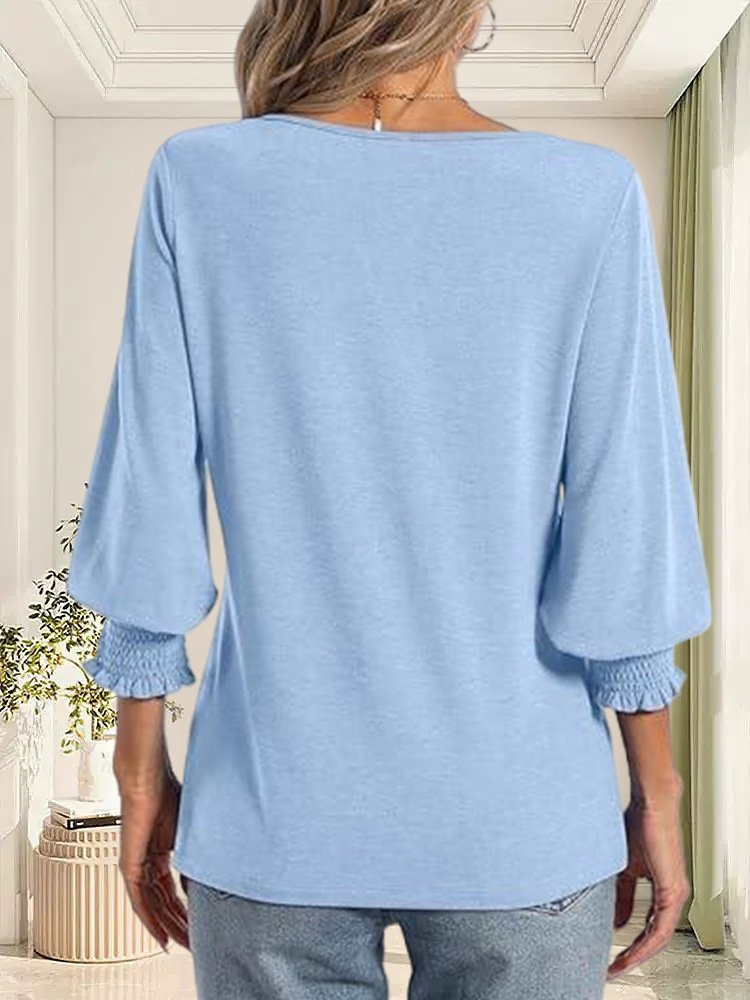 Casual V Neck T-Shirt
