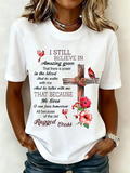 Women's Mother's Day Short Sleeve T-shirt Summer White Text Letters Printing Jersey Crew Neck Daily Going Out Casual Top