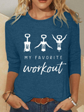 Funny Wine Saying Long sleeve Shirt