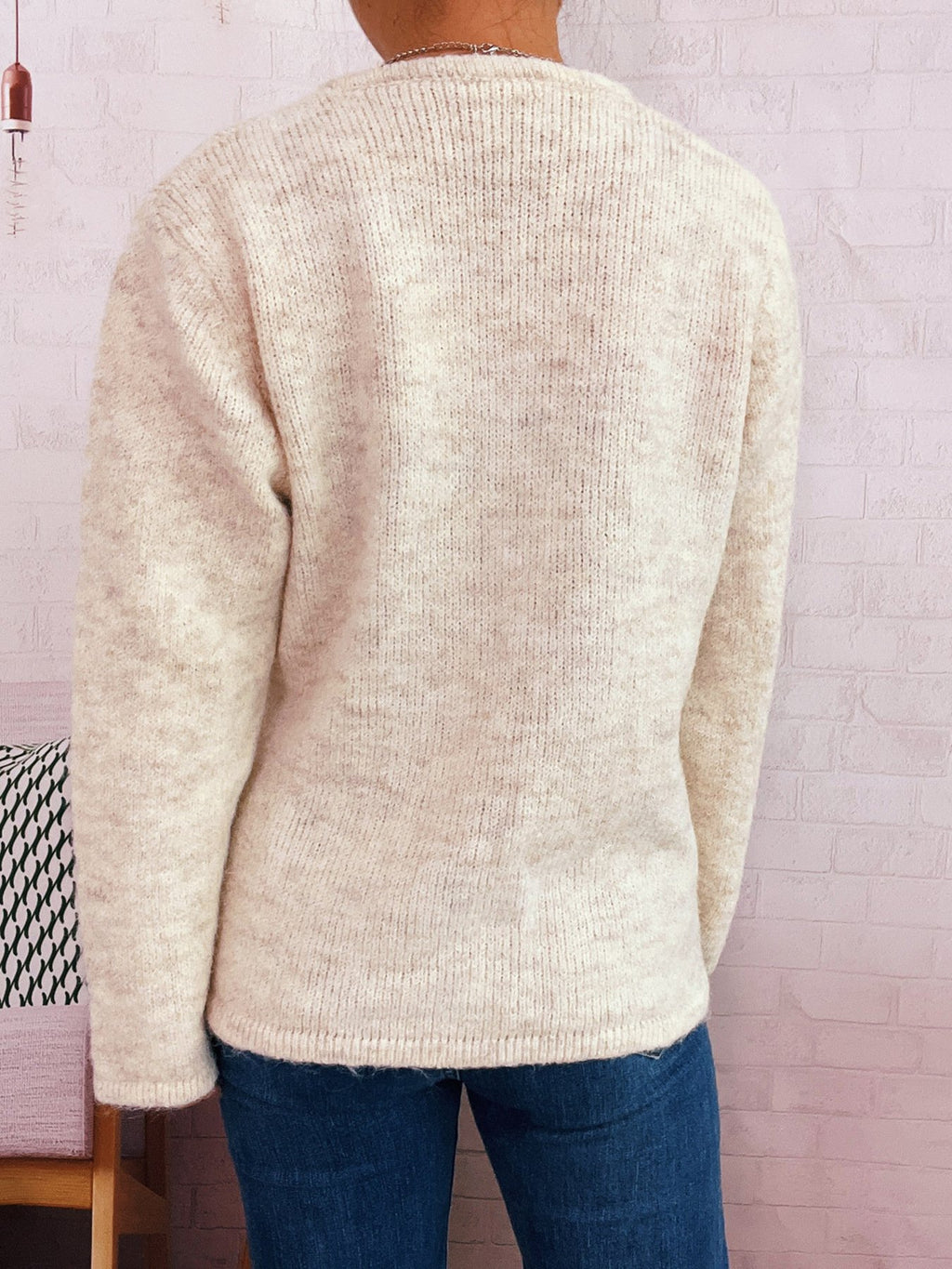 V Neck Regular Fit Casual Sweater