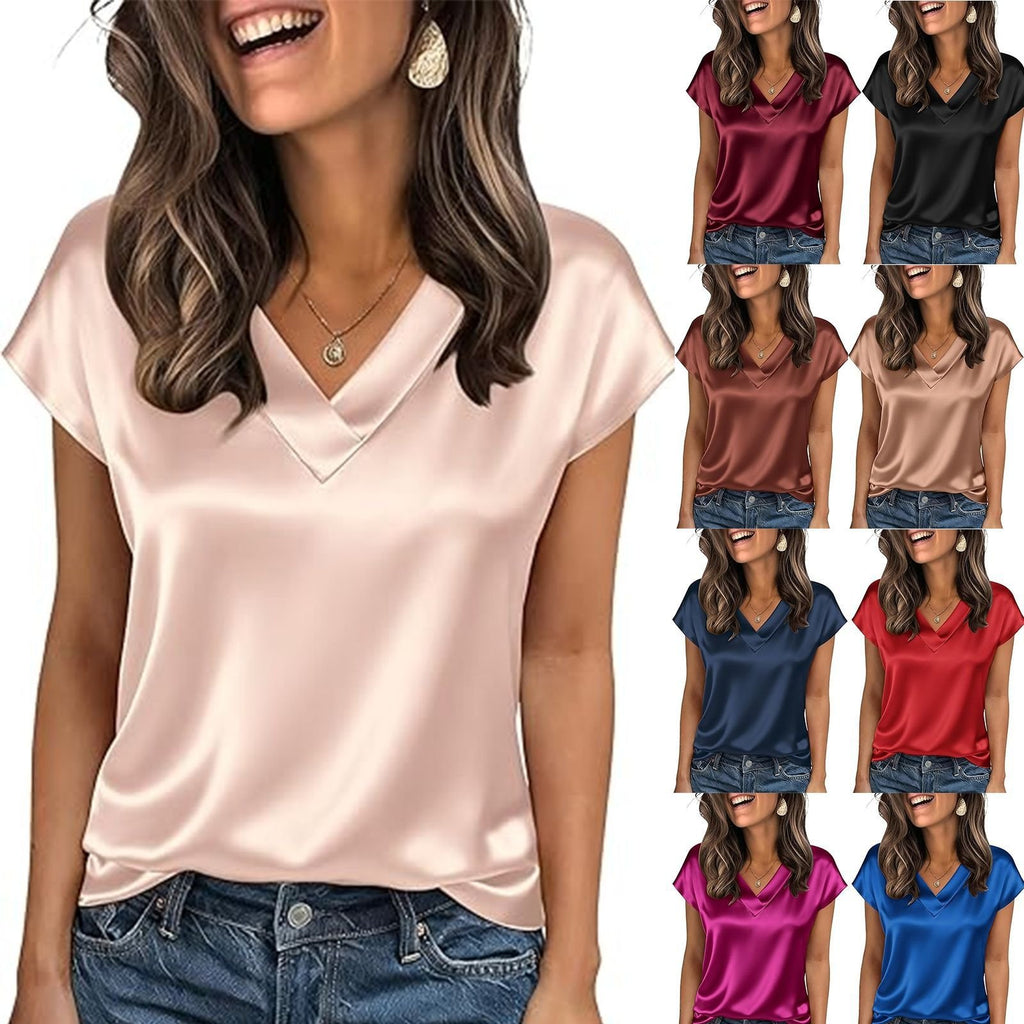 Plain Loose Elegant T-Shirt