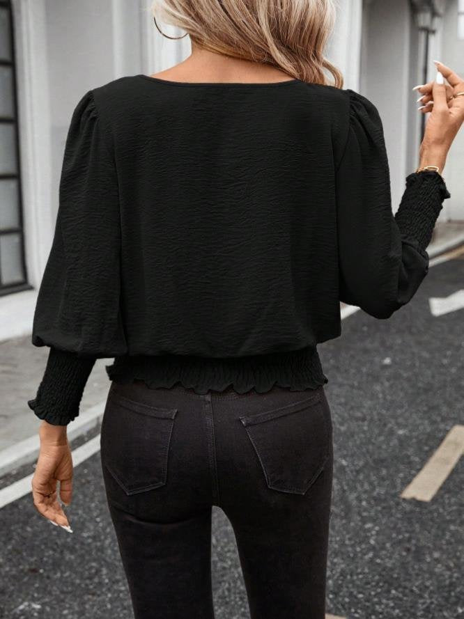 Loose Crew Neck Plain Elegant Cardigan