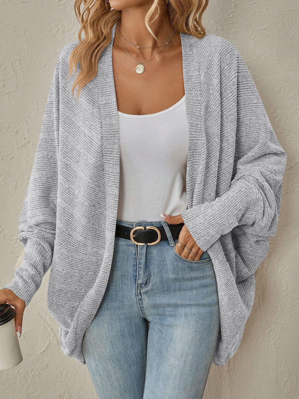 Simple Wool/Knitting Plain Others Knit Top