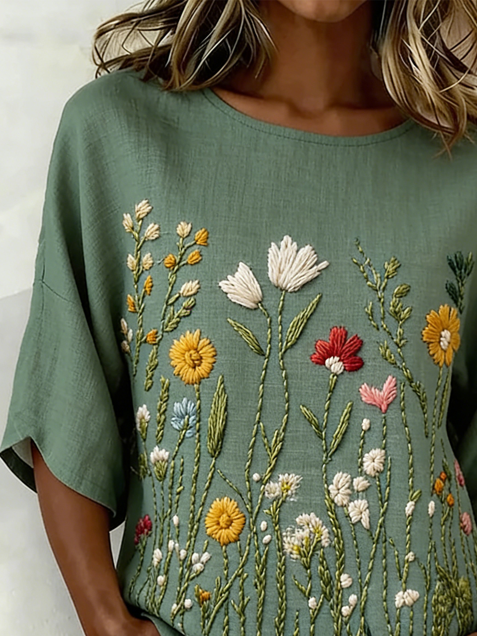 Cotton And Linen Loose Elegant Shirt
