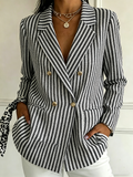 Elegant Loose Polka Dots Others Blazer
