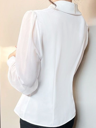 Plain Regular Fit Elegant Shirt