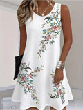 Casual Regular Fit Floral Dress With No