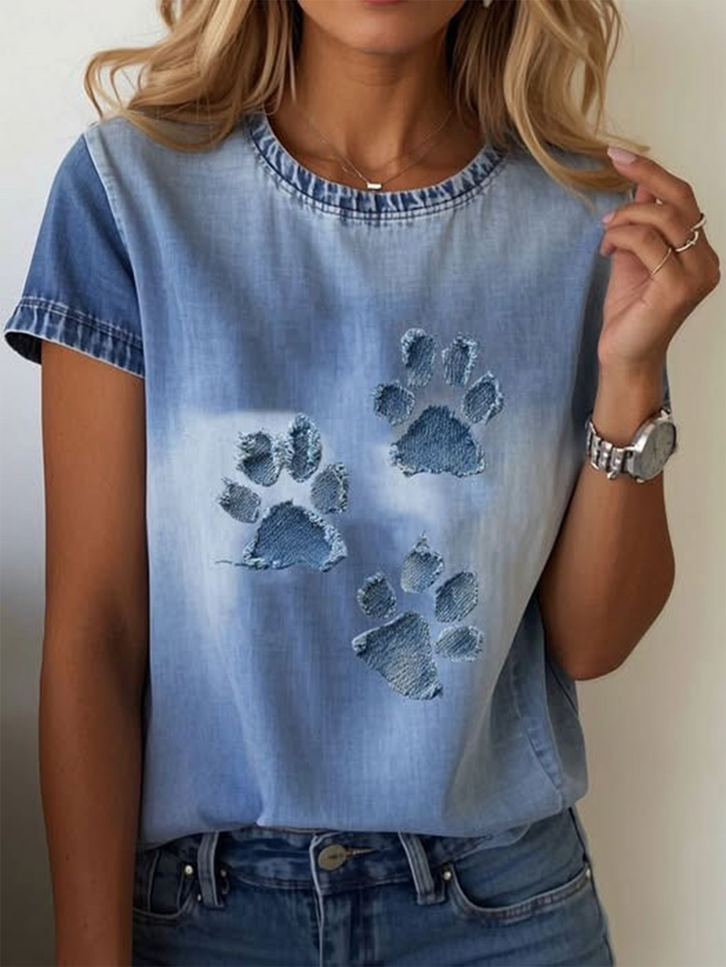 Crew Neck Regular Fit Casual T-Shirt