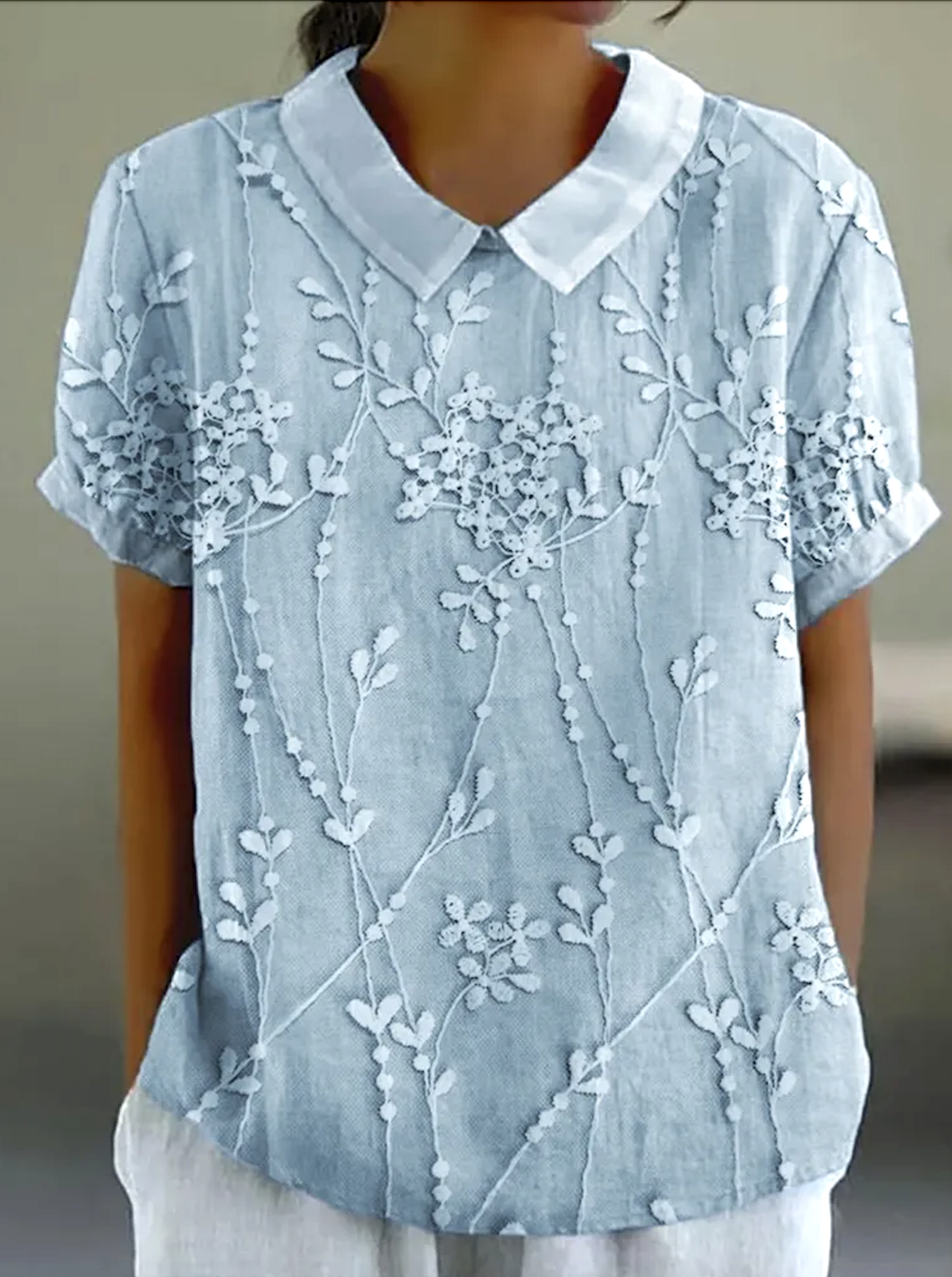 Cotton Casual Floral Shirt