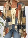 Regular Fit Casual Color Block Blouse