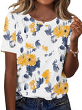 Casual Crew Neck Regular Fit T-Shirt