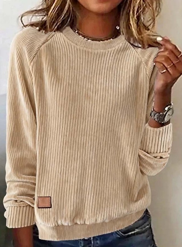 Street Polyester Cotton Crew Neck Sweatshirt
