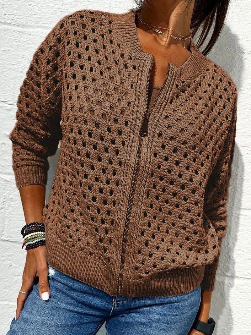 Urban Hollow Out Regular Fit Jacket